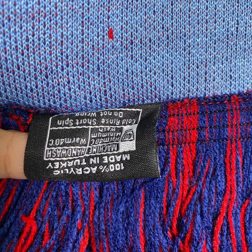 FC Dallas 96 Soccer Scarf Ruffneck LH Flag Texas MLS Football Blue Red Fan Gear - Picture 8 of 9
